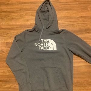 Men’s gray north face hoodie